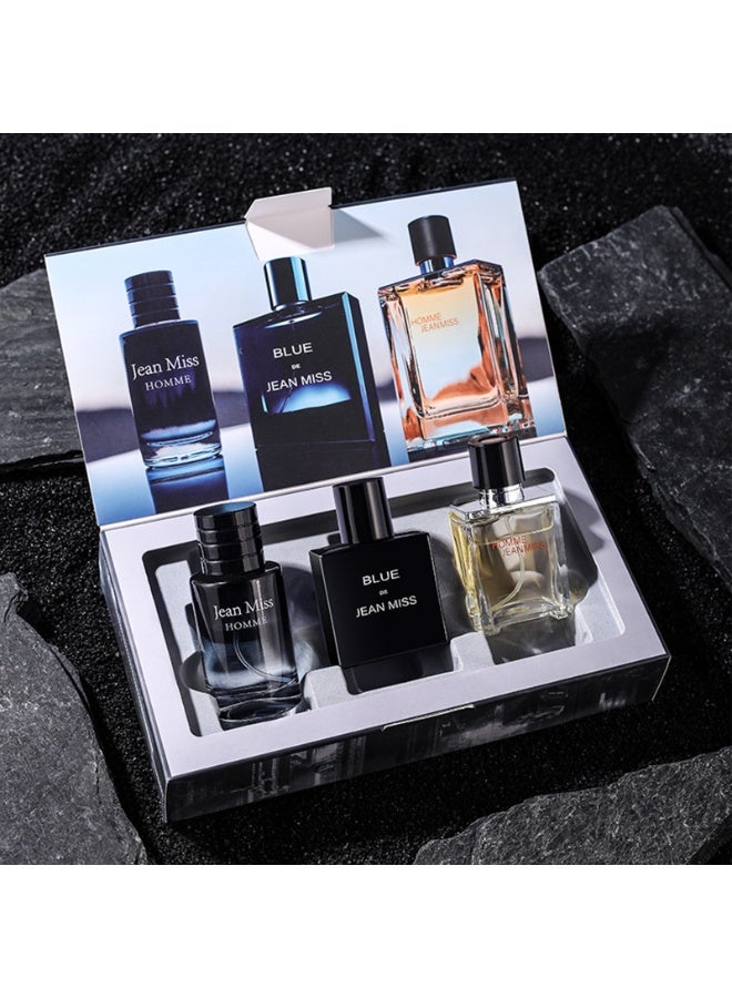 جان مس مجموعة عطور رجالية (3 × 30 مل) - ويلدرنس، كولونيا، تيري - عطور فاخرة تدوم طويلاً للرجال - Image 1