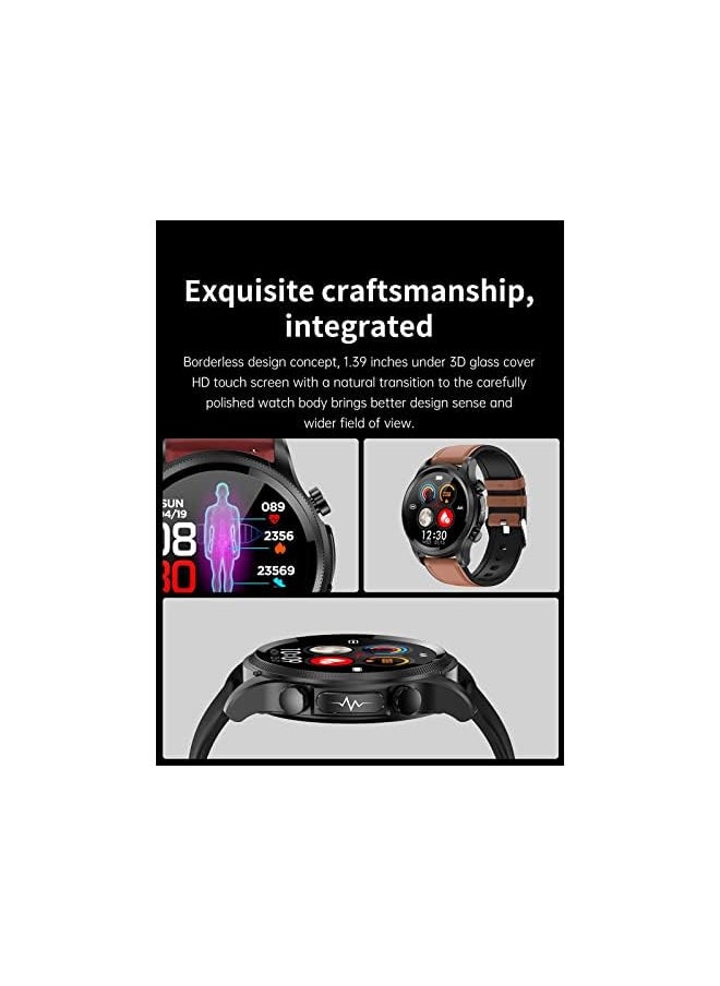 PROMASS - Geekran Smartwatch, Geekran Waterproof Ipx68 Smart Watch Blood Glucose Monitoring, Geekran Non-Invasive Blood Sugar Test Smart Watch, Blood Glucose Monitoring Smartwatch (A) - Image 1
