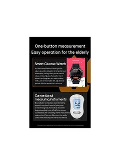 PROMASS Geekran Smartwatch, Geekran Waterproof Ipx68 Smart Watch Blood Glucose Monitoring, Geekran Non-Invasive Blood Sugar Test Smart Watch, Blood Glucose Monitoring Smartwatch (A)  - Image 4