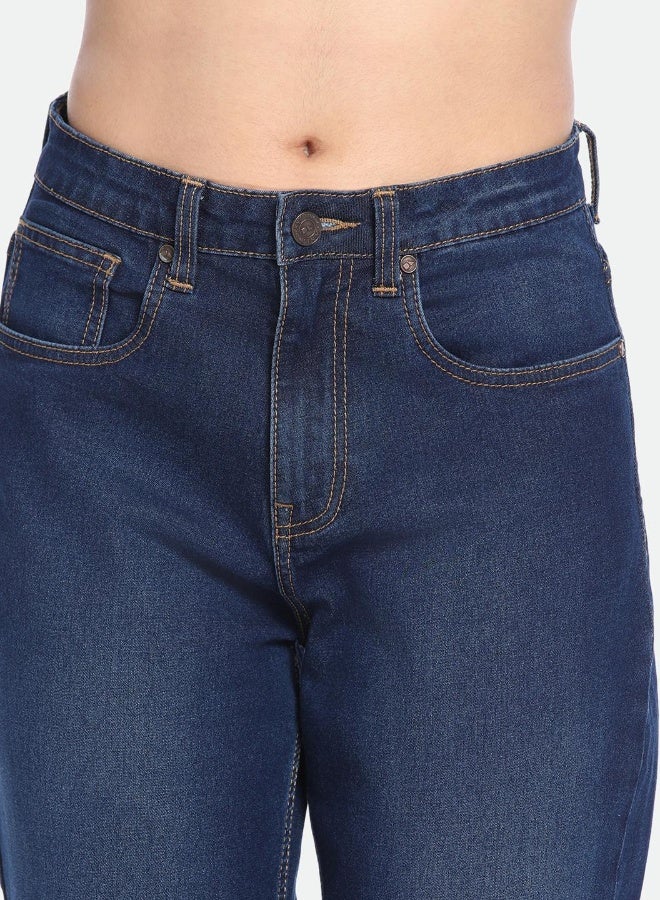 Dennis Lingo Mom Fit Indigo Denim Jeans - Image 5