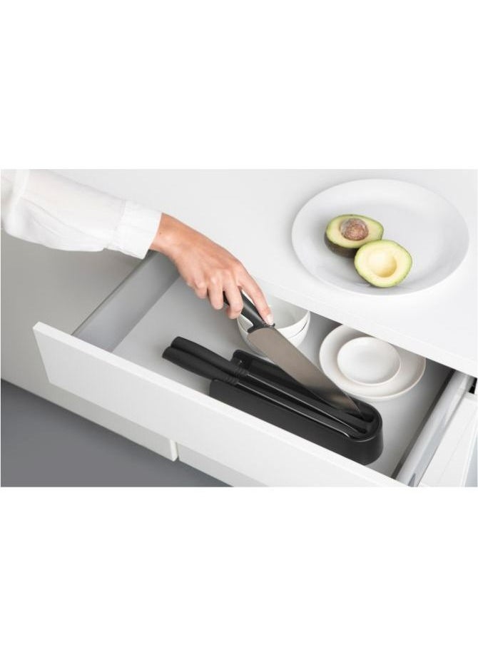 Knife Block and 3 Knives
