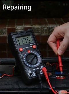 Generic Digital Multimeter TRMS 2000 Counts Ohmmeter Manual-Ranging Fast Accurately Measures Voltage Current Resistance Diodes Battery  - Image 2