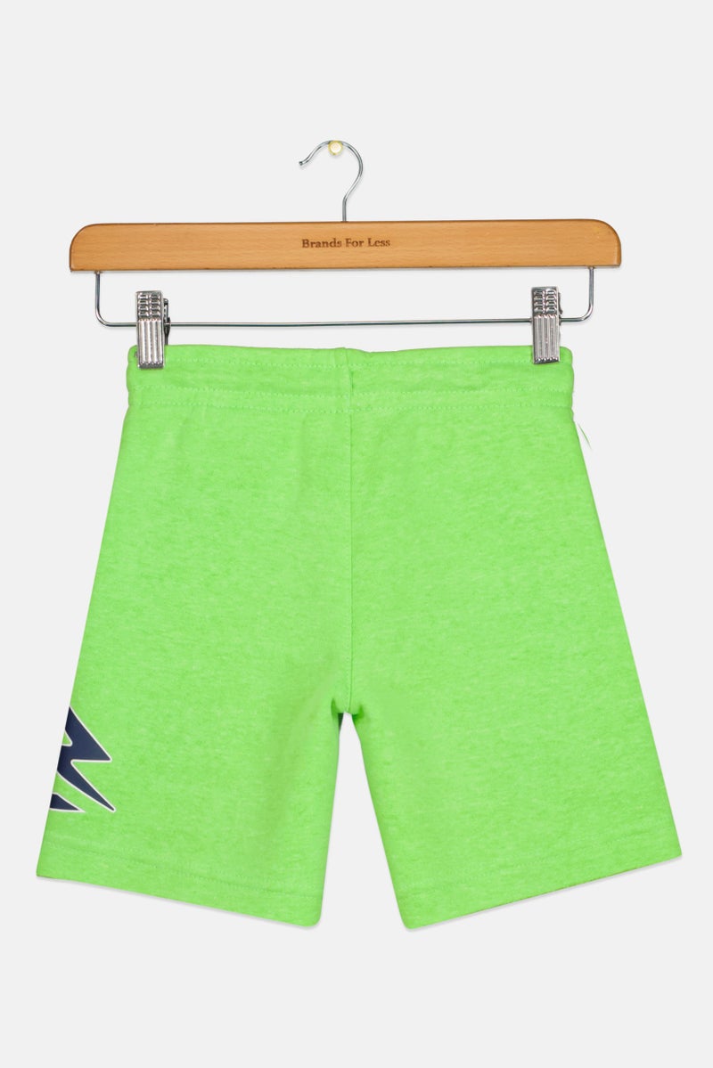 Nike شورتات تدريب رياضية للأطفال من نايك 3 براند بواسطة راسل ويلسون، لون أخضر - Image 2