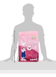 VAN CAT 10 Kg Baby Powder Perfumed White Bentonite Clumping Cat Litter  - Image 3