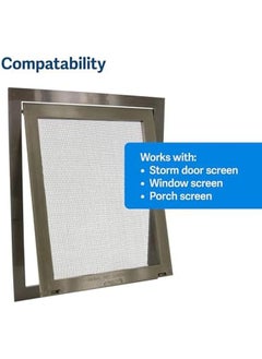PetSafe Pet Screen Door Dog And Cat Flap For Screen Door Small Window Storm Door And Porch Use  - Image 4
