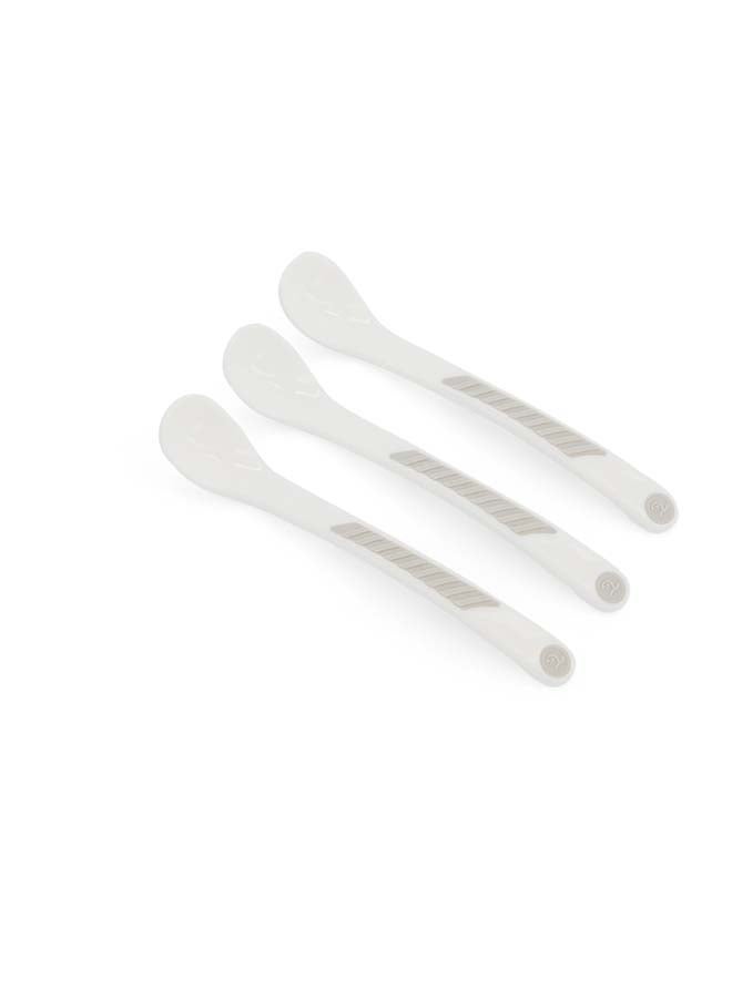 Twistshake 3x Feeding Spoon 6+m White - Image 1