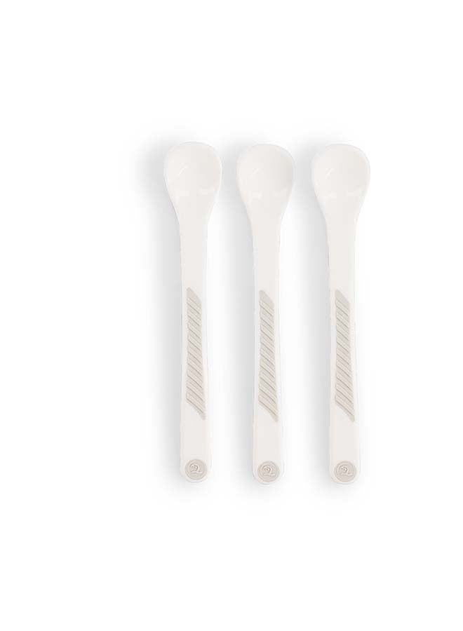 Twistshake 3x Feeding Spoon 6+m White - Image 2