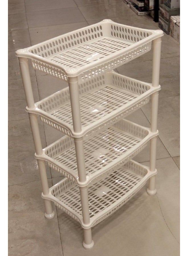 SimpleLife4U تربو مستطيل 4 دور  مصنوع من البلاستيك