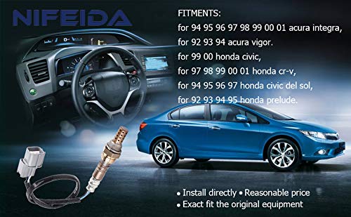 Nifeida 234-4011 Upstream Oxygen O2 Sensor Before Catalytic Converter Compatible with 2001-97 Honda CRV 99 00 Civic Si,94-01 Acura Integra OE#36531P2T003 13539 - Image 5