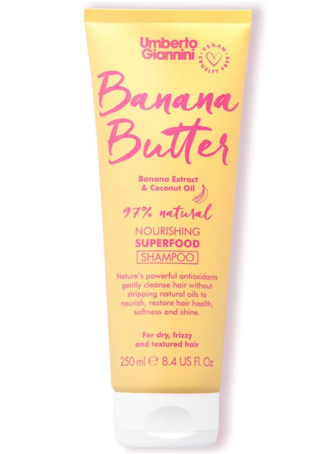 Umberto Giannini Banana Butter Nourishing Superfood Shampoo 250ml