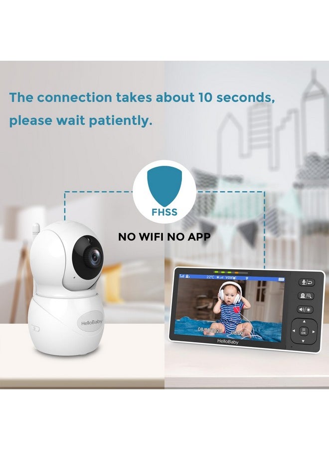 Hellobaby HelloBaby Hello Baby Camera Only HB6081, Additional Camera Only for HB6081, Extra Camera Only Work 720P HB6081 Video Baby Monitor, Baby Unit Add-on for HB6081, NOT Compatible with HB6550  - Image 1