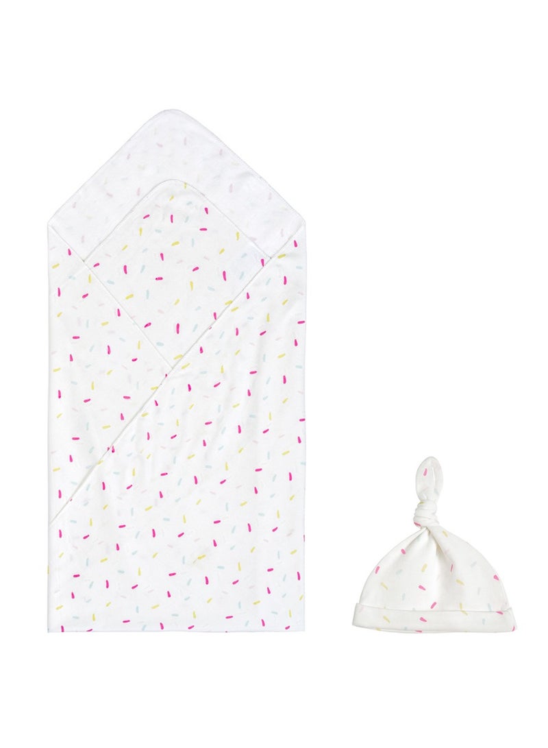 انسولار طفل رضيع قبعة مجموعة بطانية طفل رضيع - Image 1