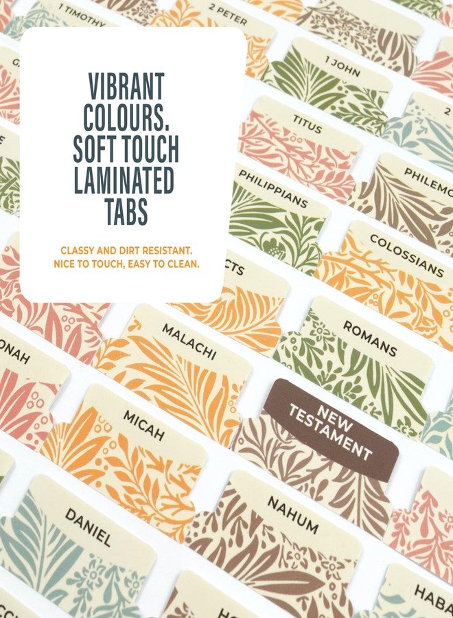 OFFILICIOUS Vintage Bible Book Tabs, 100 Soft-Touch, Laminated Bible Tabs for Study Bible, Durable Tabs for Bible, Protestant & Catholic Bible Tabs, Bible Tabs for Women & Men - Image 5