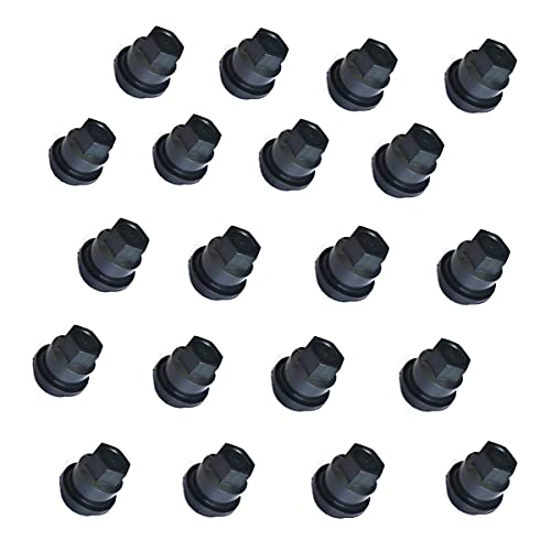 DEVMO 20 PCS Black Wheel Lug NUT Covers Cap Compatible with Chevrolet S10 Blazer GMC Jimmy Sonoma 560-5208, 560-5063, 560-5040, 560-5116/15661036 - Image 3
