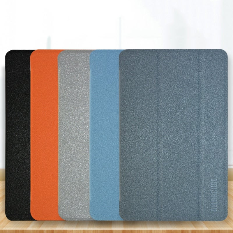 ألدو كيوب حافظة جلدية قلابة أفقية بتصميم نجمة مكسورة لجهاز Smile 1 اللوحي (برتقالي) - Image 2