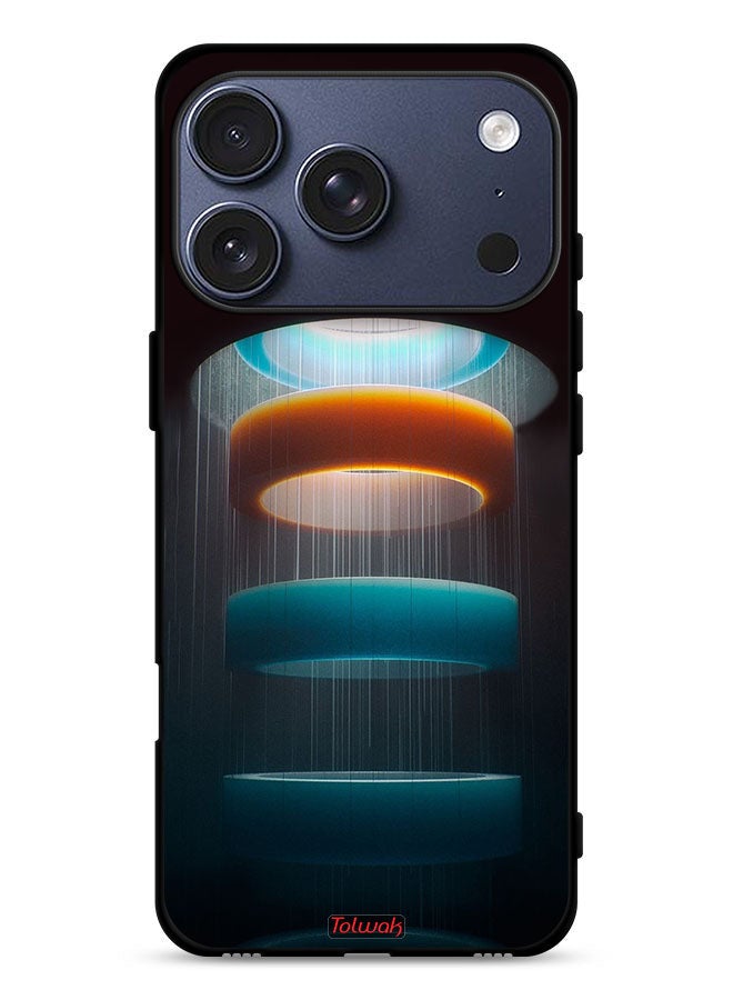 Tolwak Apple iPhone 17 Pro Protective Case Cover Rings Art Pattern - Image 1