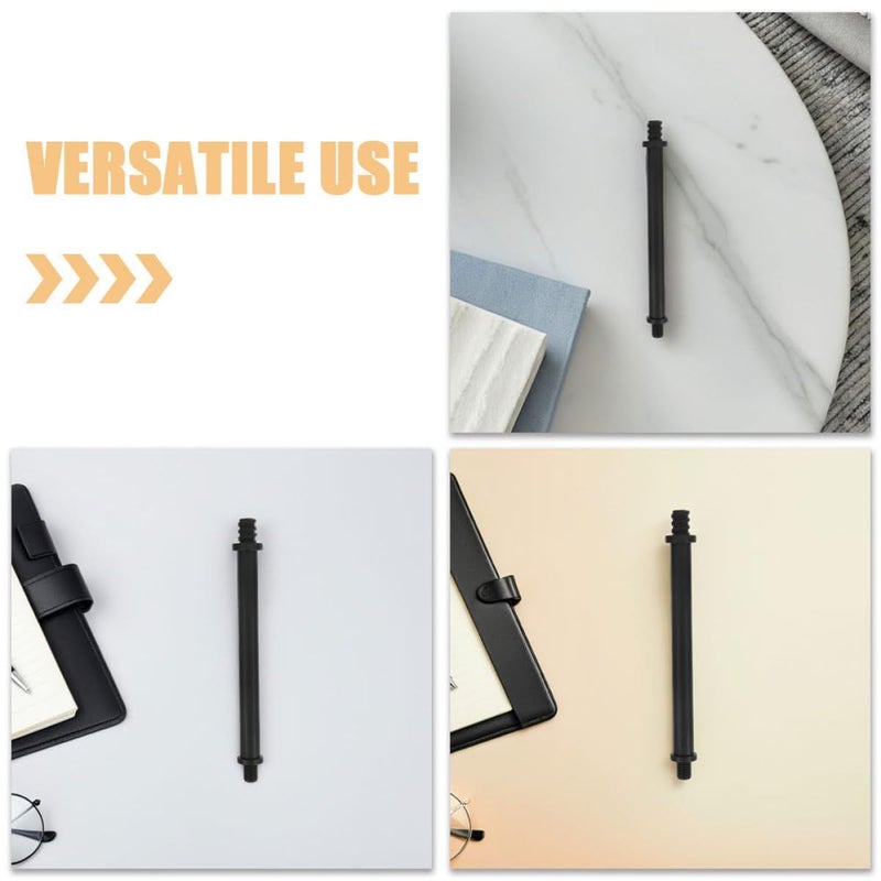 Toilet Brush Handle Replacement 3Pcs Plastic Scrub Brush Handle Bar M10 Threaded Comfortable Grip For Bathroom And Public Restroom Use - Image 4