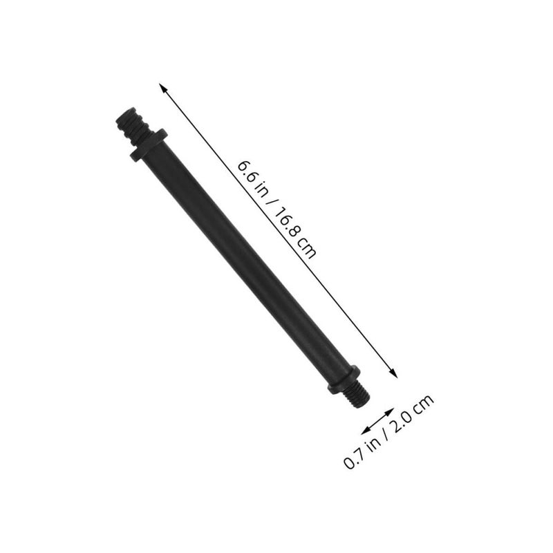 Toilet Brush Handle Replacement 3Pcs Plastic Scrub Brush Handle Bar M10 Threaded Comfortable Grip For Bathroom And Public Restroom Use - Image 3