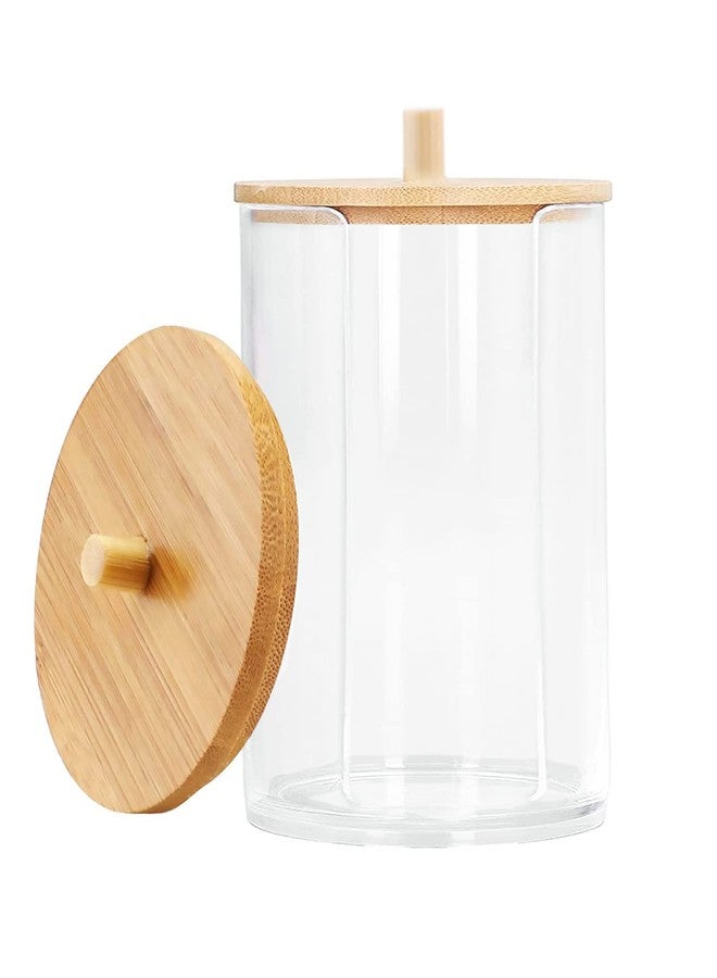 Tearom Cotton Pad Holder Cotton Round Holder Dispenser, Makeup Pad Organizer for Bathroom & Travel - Image 1