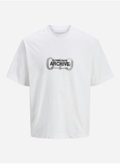 Jack Jones Slogan Print Crew Neck T-Shirt 