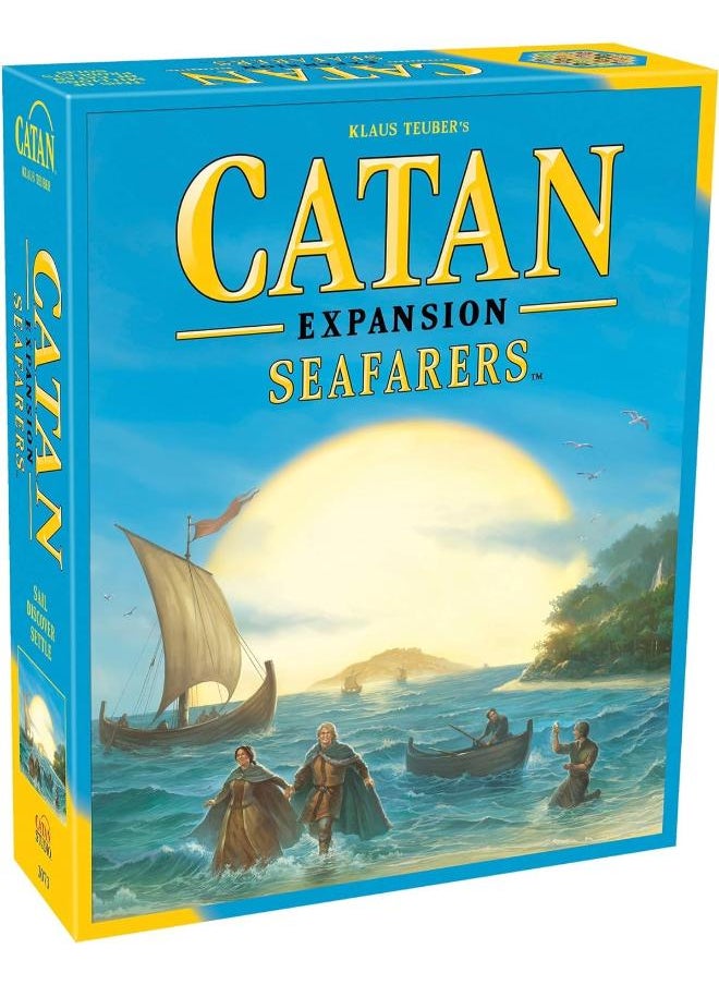 Catan CATAN Seafarers Board Game Expansion - Explore, Settle, and Conquer New Isles! Strategy Game, Family Game for Kids and Adults, Ages 10+, 3-4 Players, 60 Minute Playtime, Made Studio  - Image 1