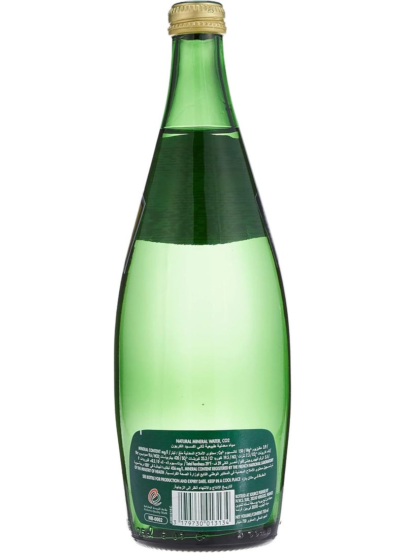 Perrier Natural Sparkling Mineral Water Glass Bottle 750 ml - Image 2