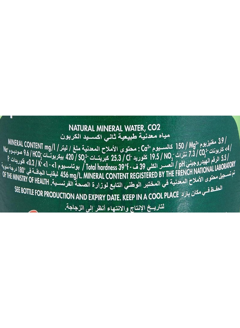 Perrier Natural Sparkling Mineral Water Glass Bottle 750 ml - Image 3