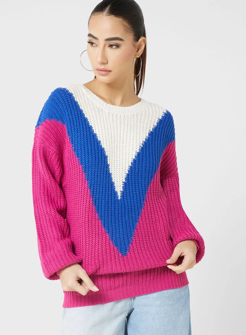 Ginger Colorblock Sweater