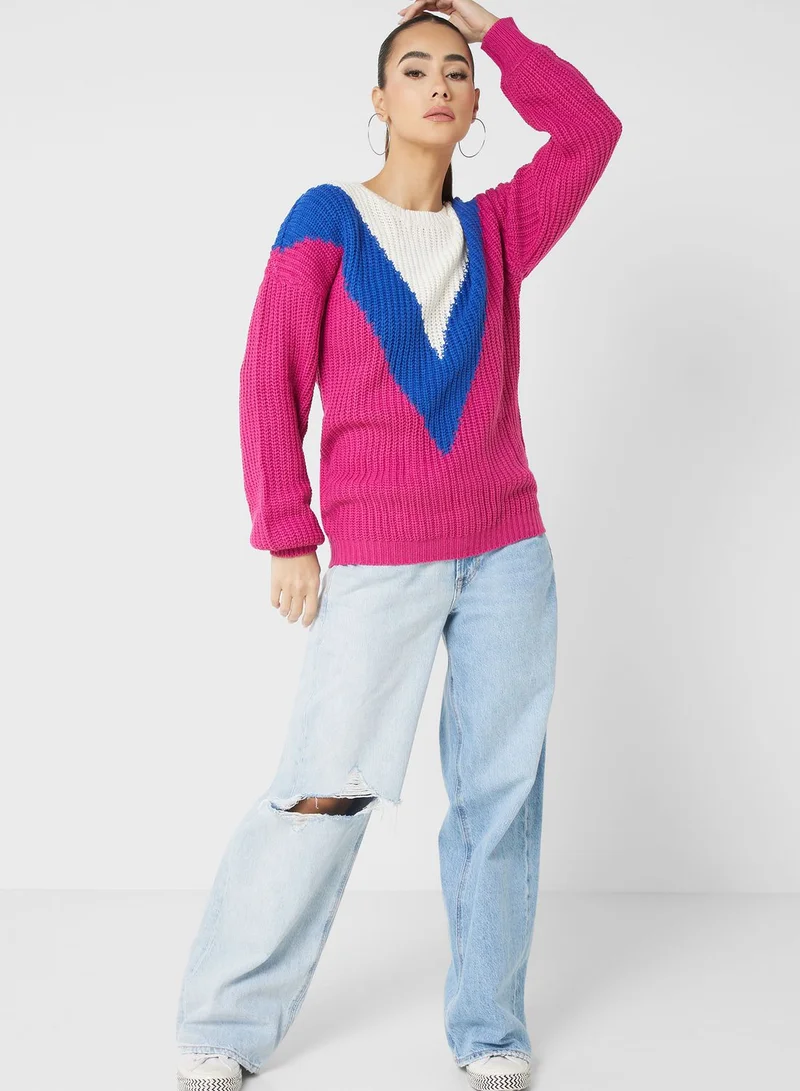 Ginger Colorblock Sweater