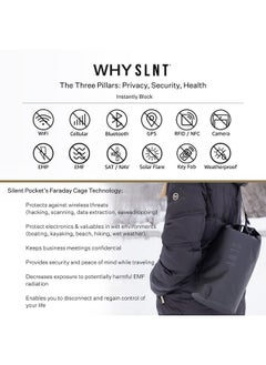 Slnt Waterproof Faraday Dry Bag Militarygrade Nylon 5 Liter Faraday Bag Rfid Signal Blocking Dry Bag;Waterproof Backpack Protects Electronics From Water, Spying, Hacking - pzsku/Z87A9A06ED1EE8CF51F4CZ/45/_/1695647712/ba0a179c-e386-4ccc-a78a-123457f1ed3f