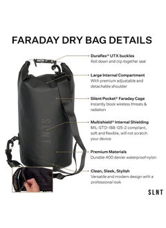 Slnt Waterproof Faraday Dry Bag Militarygrade Nylon 5 Liter Faraday Bag Rfid Signal Blocking Dry Bag;Waterproof Backpack Protects Electronics From Water, Spying, Hacking - pzsku/Z87A9A06ED1EE8CF51F4CZ/45/_/1695647726/2ea434ef-17b9-468b-b838-e5a04bfa6779