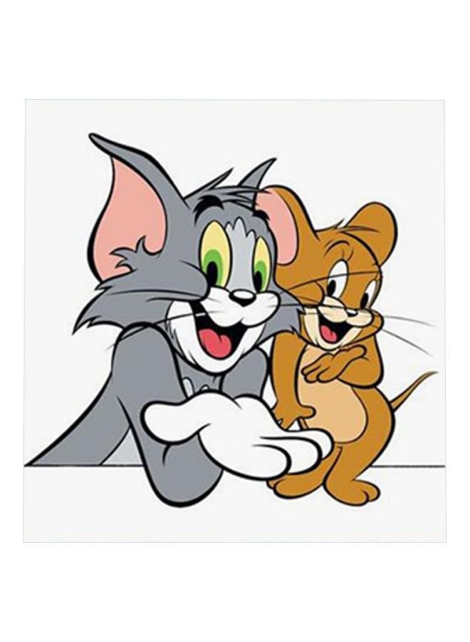 RYN Tom And Jerry MDF Wall Art Multicolour 30x0.5x30cm - Image 2
