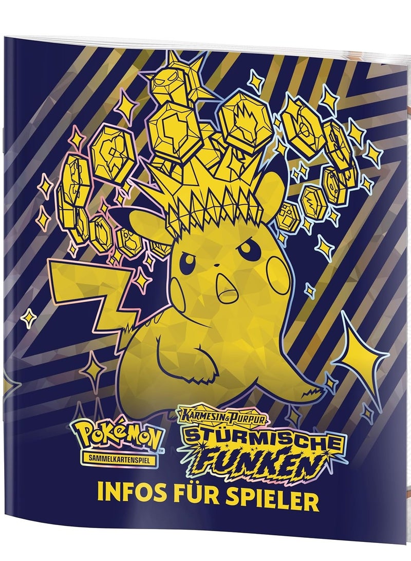 Pokemon - Trading Card Game: Top Trainer Box Crimson & Purple - Stormy Sparks (1 Full Screen Promo Card, 9 Booster Packs & Premium Accessories) - Image 4