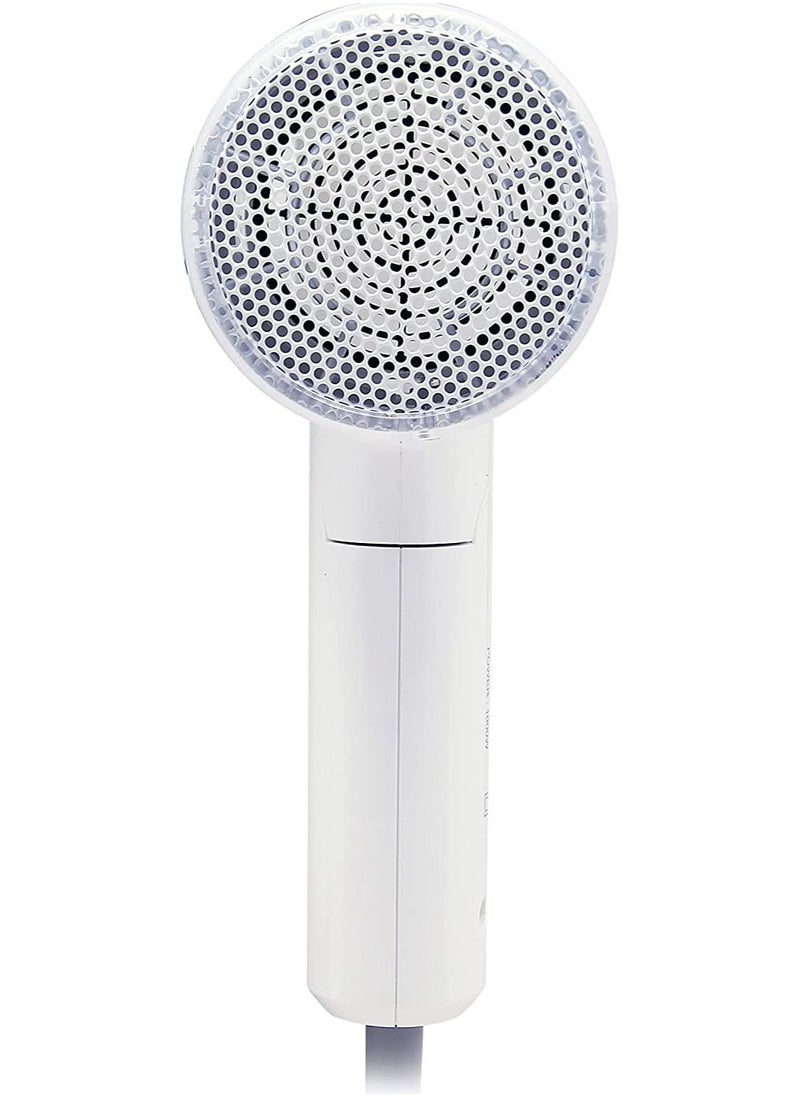 KHIND Hair Dryer with Concentrator for Travelling Lightweight & Foldable 1000W Cool Shot Button White Color Model HD1002 KHIND  - Image 3