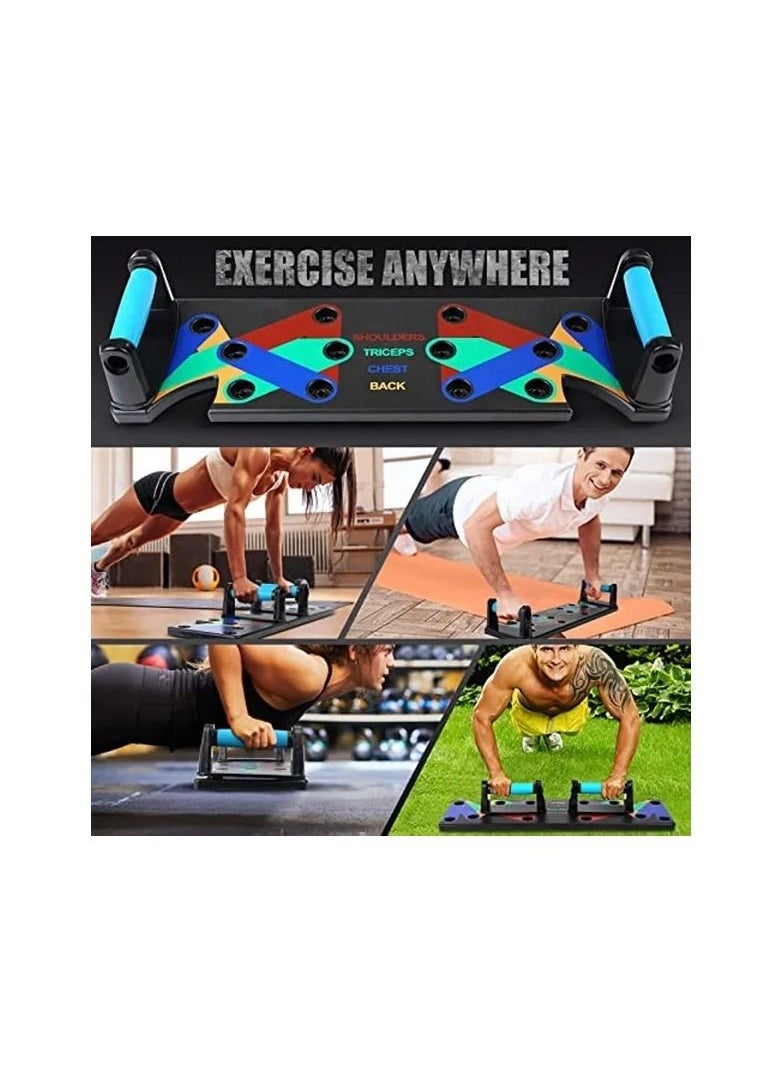 Generic 1-Piece Multi-Functional Push Up Board,9 in 1 Home Workout Burn Fat Strength Training Equipment Pushup Stands,System Fitness Floor Chest Muscle Exercise Professional Equipment  - Image 4