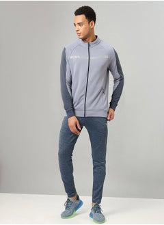 Technosport High Neck Full Sleeve Colorblock Fleece Jacket by Styli  - Image 4