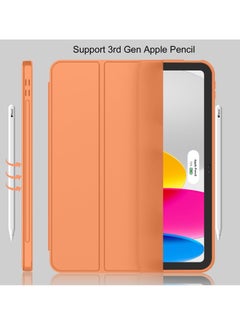 MIGOFAST iPad 10th Generation Case 2022 10.9 Inch with Pencil Holder Trifold Stand Smart Case with Soft TPU Back Auto Wake Sleep  - Image 2