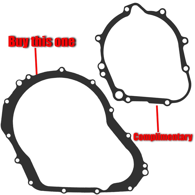 VPZMT غطاء القابض البديل/حشية غطاء علبة المرافق من VPZMT لـ suzuki GSXR600 GSXR750 /GSX-R 600 GSX-R 750 موديلات 2006-2024، استبدال رقم OEM#11483-01H00 (حشية غطاء علبة المرافق) - Image 2