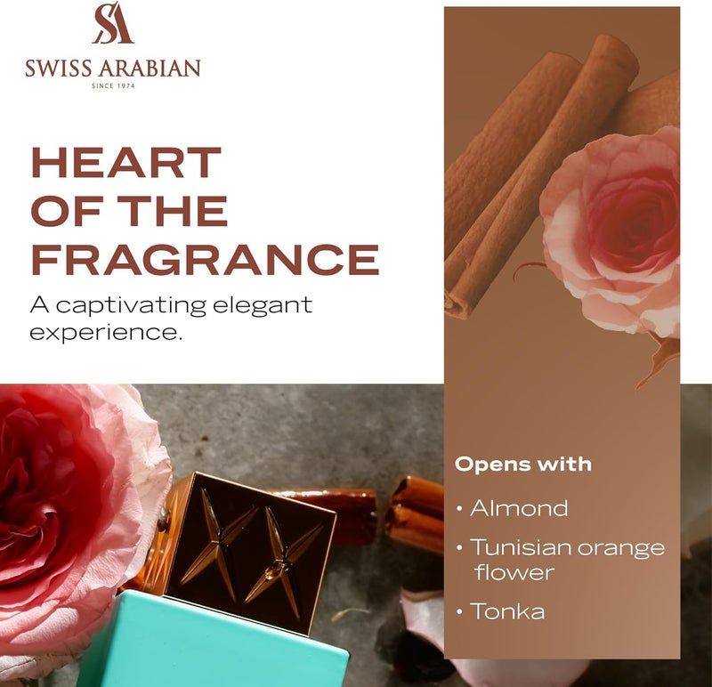 Swiss Arabian Shaghaf Oud Tonka - Vanilla Perfume with Warm Amber Fragrance - Earthy and Woody Allure - Enchanting Fusion of Arabic Perfume - 2.5 oz - Image 4