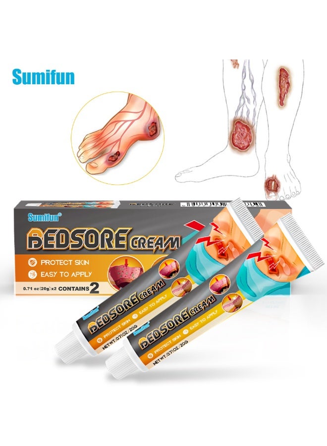 Sumifun 2-PCS Bedsore Ointment, Long-Term Bedsore Care Ointment, Antibacterial Body Ointment 20*2g - Image 1