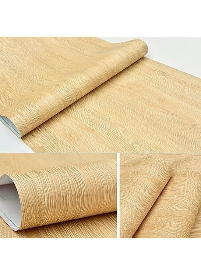 صن بيرد ورق حائط لاصق ذاتي اللصق للديكور قابل للتقشير واللصق، ورق جدران ملون مقاوم للماء من البولي فينيل كلوريد للمنزل وغرفة الأطفال والمطبخ (خشب الساج البني مقاس 24 × 48 بوصة) - Image 5