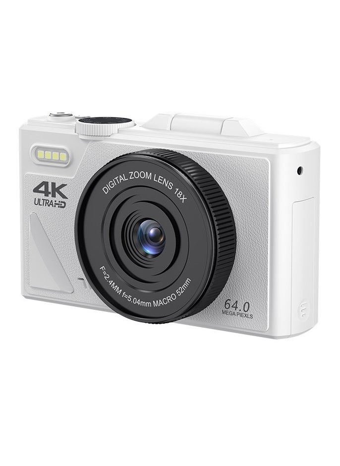 Generic 64MP Digital Camera, 4K Vlogging Camera, Auto Focus Camera with 18X Zoom, Compact Small Camera with 3 Inch Flip Screen, Small Camera for Boys Girls, for Photography Video  - Image 2