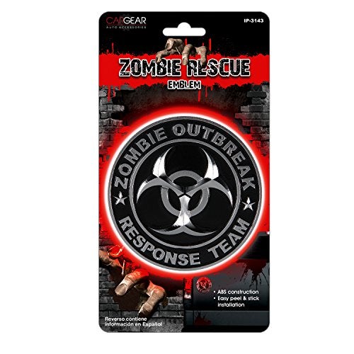 Pilot Automotive Pilot IP-3143 Zombie Response Team Emblem - Chrome/Black, 1 Pack - Image 2
