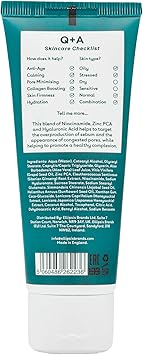Q+A QA Zinc PCA Daily Moisturiser Hydration and Oil Control with Zinc PCA Ginseng for Tackling Oily BlemishProne and Combination Skin Ensures Essential Moisture Without Clogging Pores 75ml - Image 2