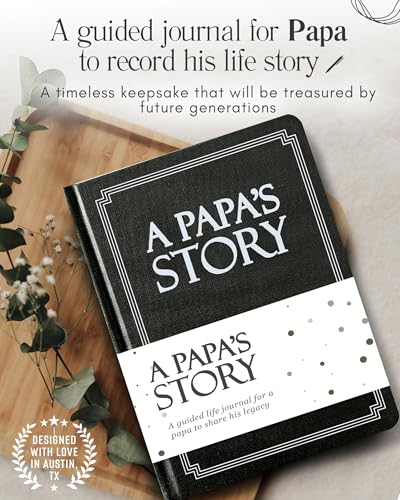 Coco & Lan Papa's Life Story Journal (Hardcover): A Meaningful Keepsake for Papa to Share His Journey and Memories, Book Includes 250+ Prompt Questions, Sentimental Gifts for Father's Day, Birthday & Christmas - Image 3