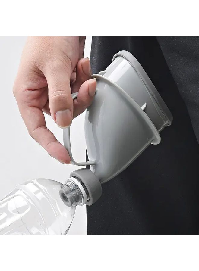 Reusable Portable Urinal Leak Proof Pee Bottle Emergency Car Camping Travel Toilet 1pc - Image 1