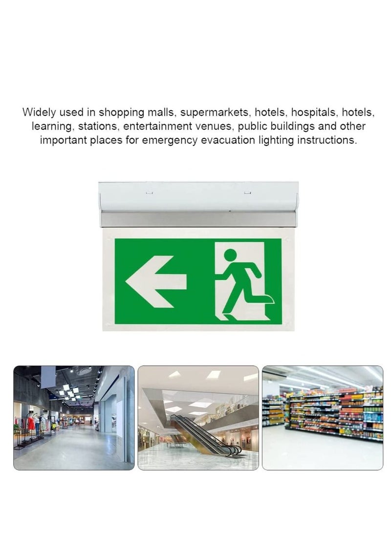 RACO ESP Duceri Wall Celing Mounted Emergency Exit Sign Board 2W LED Exit Left - Image 5