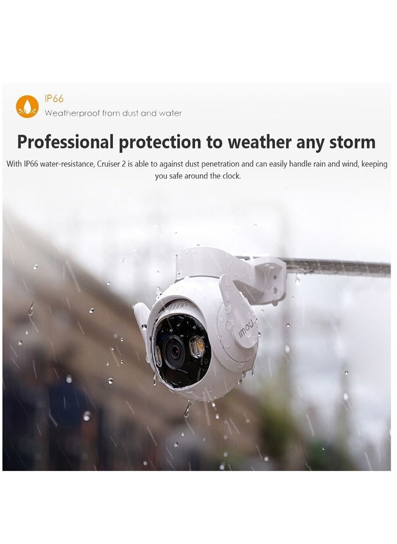 IMOU - Imou Cruiser-2 5MP IP Camera, Two Way Talk, AI Human Detection, IP66, Smart Full Color Night Vision, Outdoor wifi Security Camera - Image 1