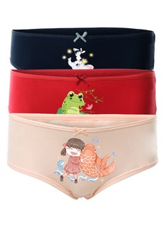 Mesery Bundle Of (3) Ultra Soft Hipster Panties - For Girls  - Image 1