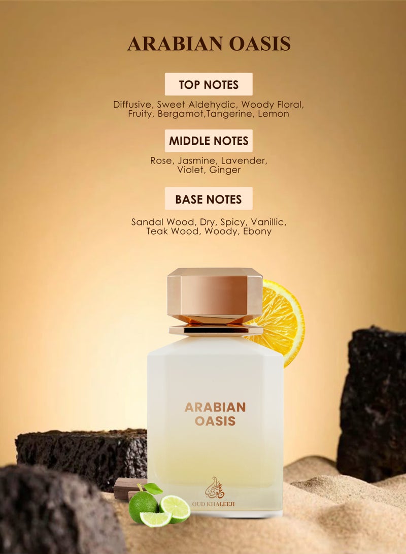 Oud Khaleeji Arabian Oasis 100ml  Citrus, Spicy Oasis of Elegance